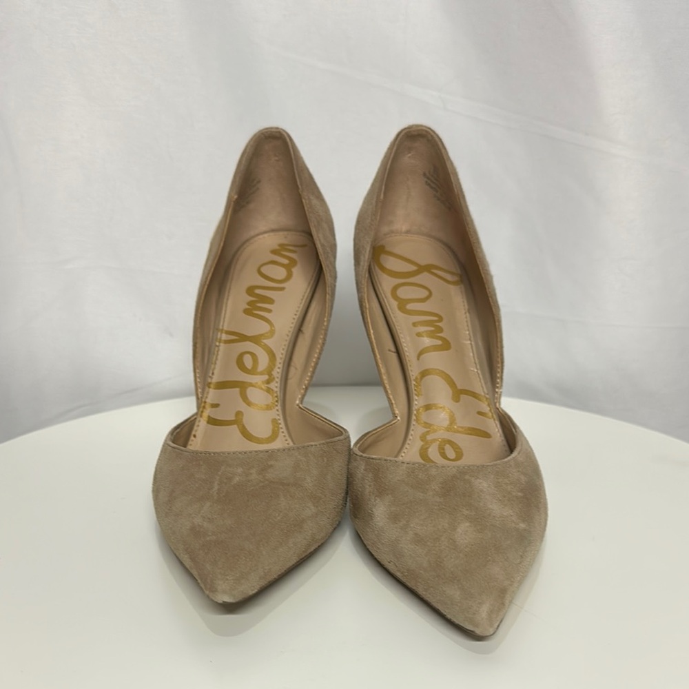 Sam Edelman Women's Tan Suede Pumps